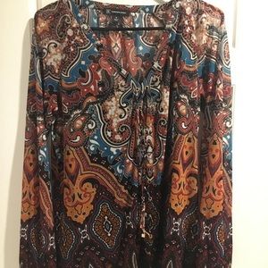 NWT INC Blouse Paisley